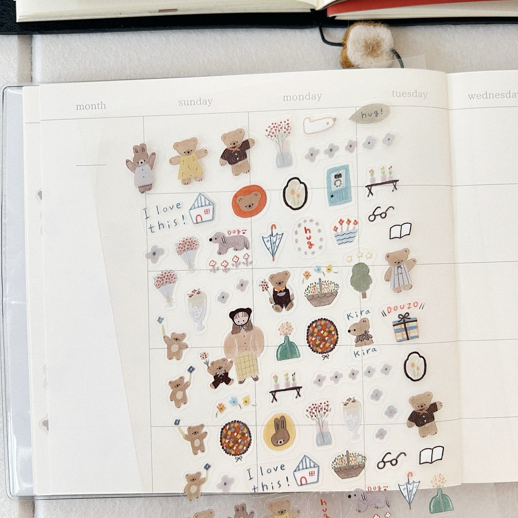 Ranmyu PET Stickers - Refreshing Colors