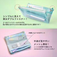 Raymay Flip Snap Pen Case – Blue view 7