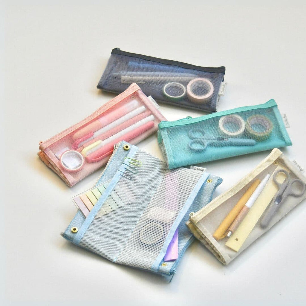 Raymay Flip Snap Pen Case – Grey
