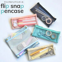 Raymay Flip Snap Pen Case - Pink view 5