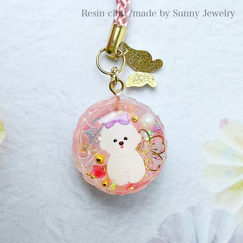 Resin Club Double-Sided UV Resin Sticker - Bichon Frise