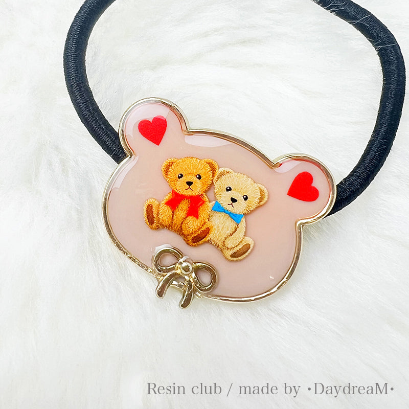 Resin Club Double-Sided UV Resin Sticker - Fluffy Bear