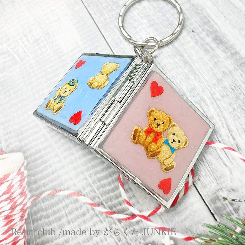 Resin Club Double-Sided UV Resin Sticker - Fluffy Bear