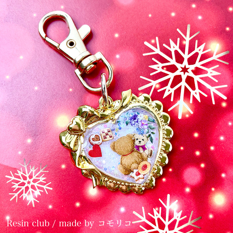 Resin Club Double-Sided UV Resin Sticker - Fluffy Bear