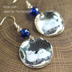 Resin Club Double-Sided UV Resin Sticker - Long-tailed Tit
