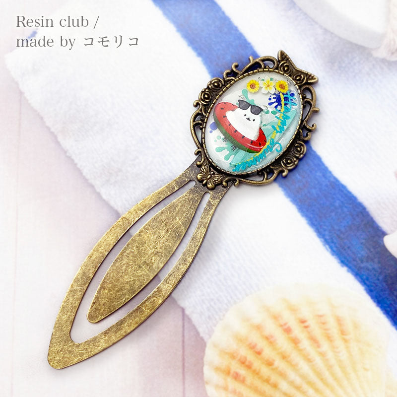 Resin Club Double-Sided UV Resin Sticker - Long-tailed Tit Summer