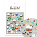 Resin Club Double-Sided UV Resin Sticker - Long-tailed Tit Summer