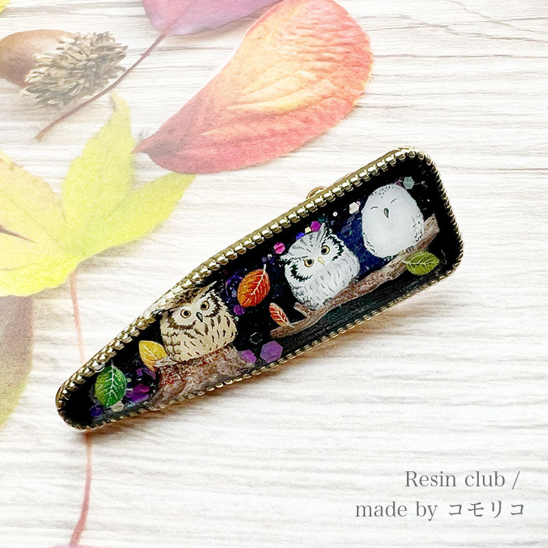 Resin Club Double-Sided UV Resin Sticker - Owl