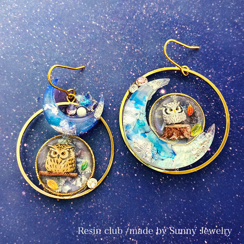 Resin Club Double-Sided UV Resin Sticker - Owl