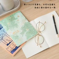 ROKKAKU Futaba Foil Stamped Notebook: Sunlit Leaves view 7
