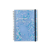 Rollbahn Memo Glitter Large Notebook Blue view 1