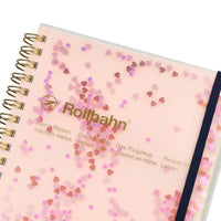 Rollbahn Memo Glitter Large Notebook Light Pink view 2