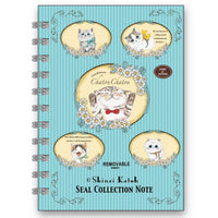 Seal-do Shinzi Katoh Sticker Collection Notebook - Chaton Chaton view 1