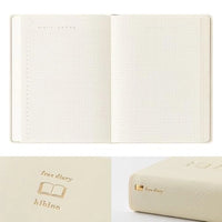 Midori Hibino Free Diary A6 - Ivory view 3