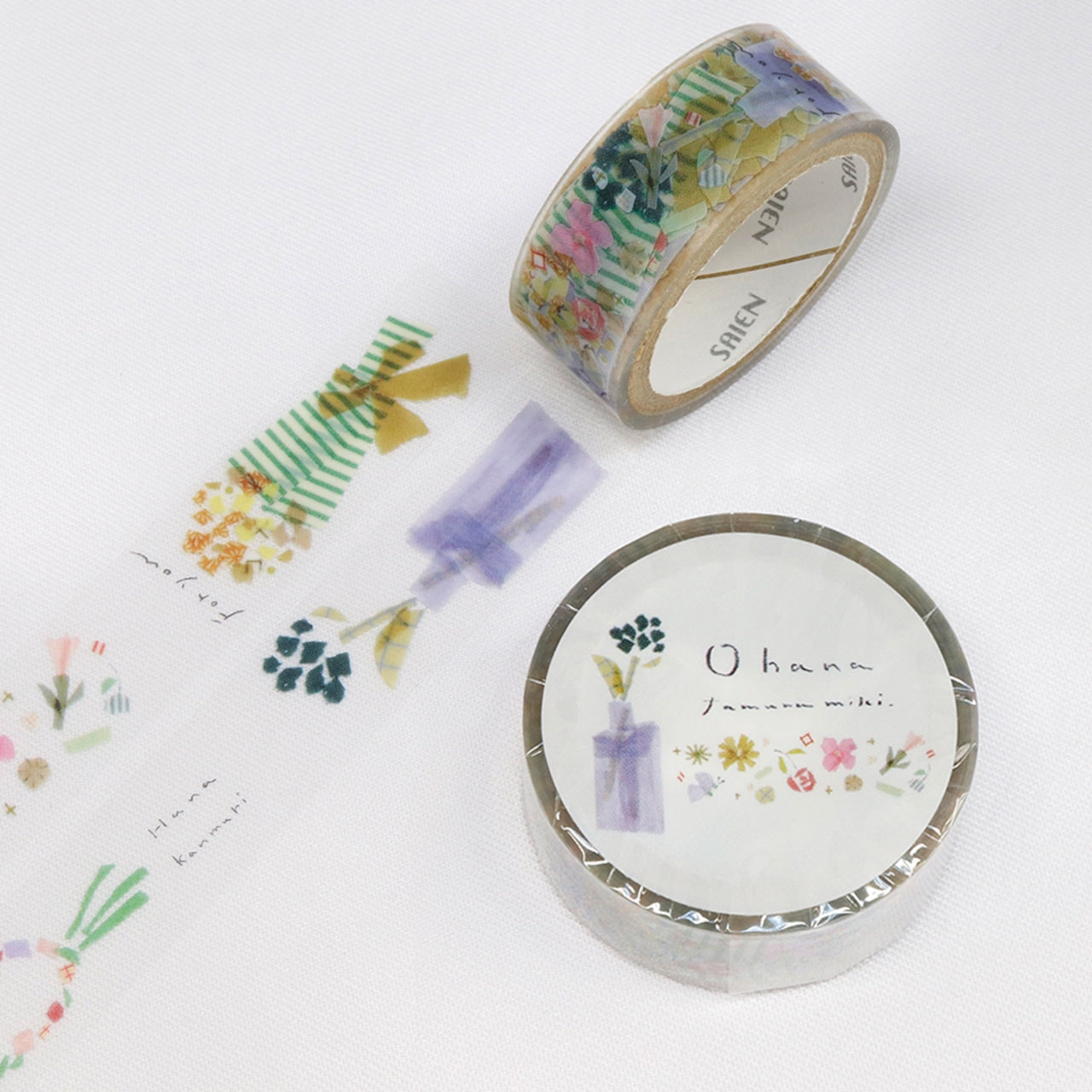SAIEN Clear Tape - Miki Tamura Flowers