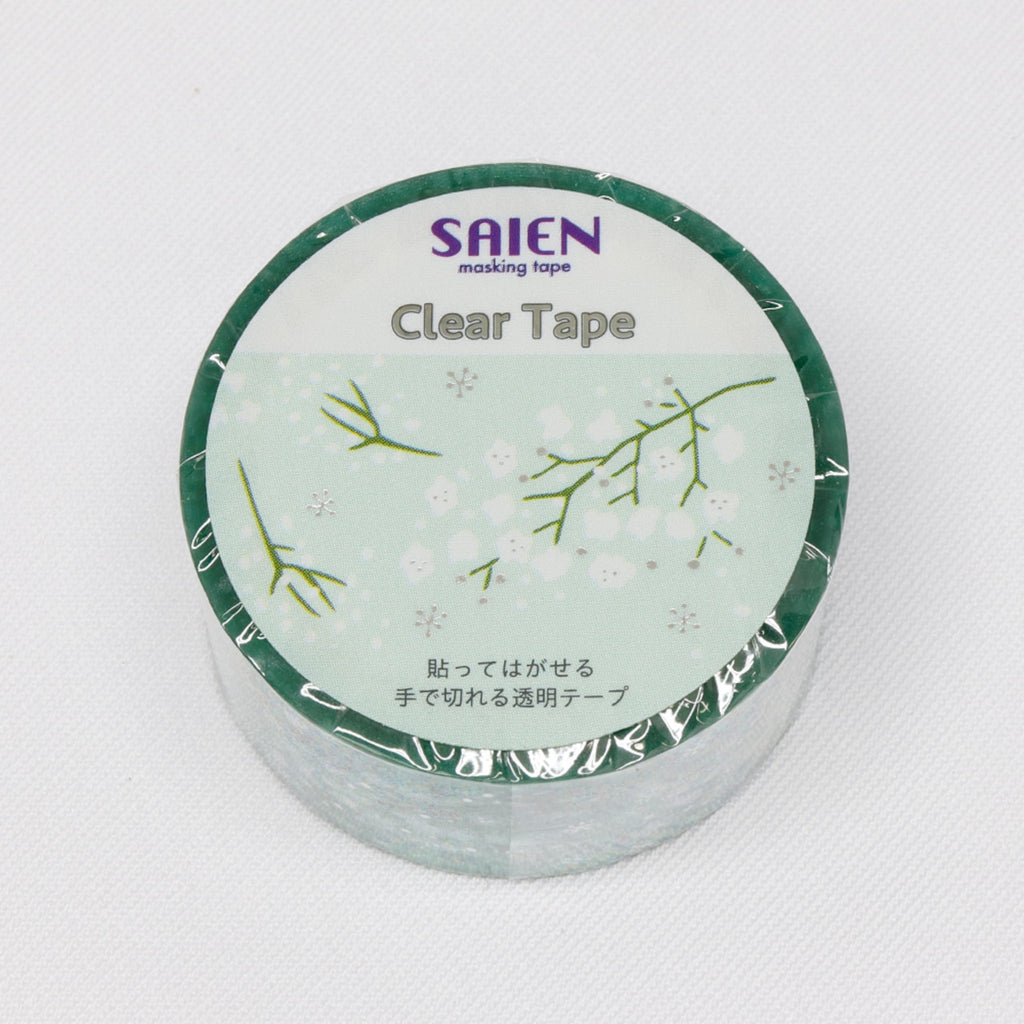 SAIEN Foil-infused Clear Tape - Baby's Breath