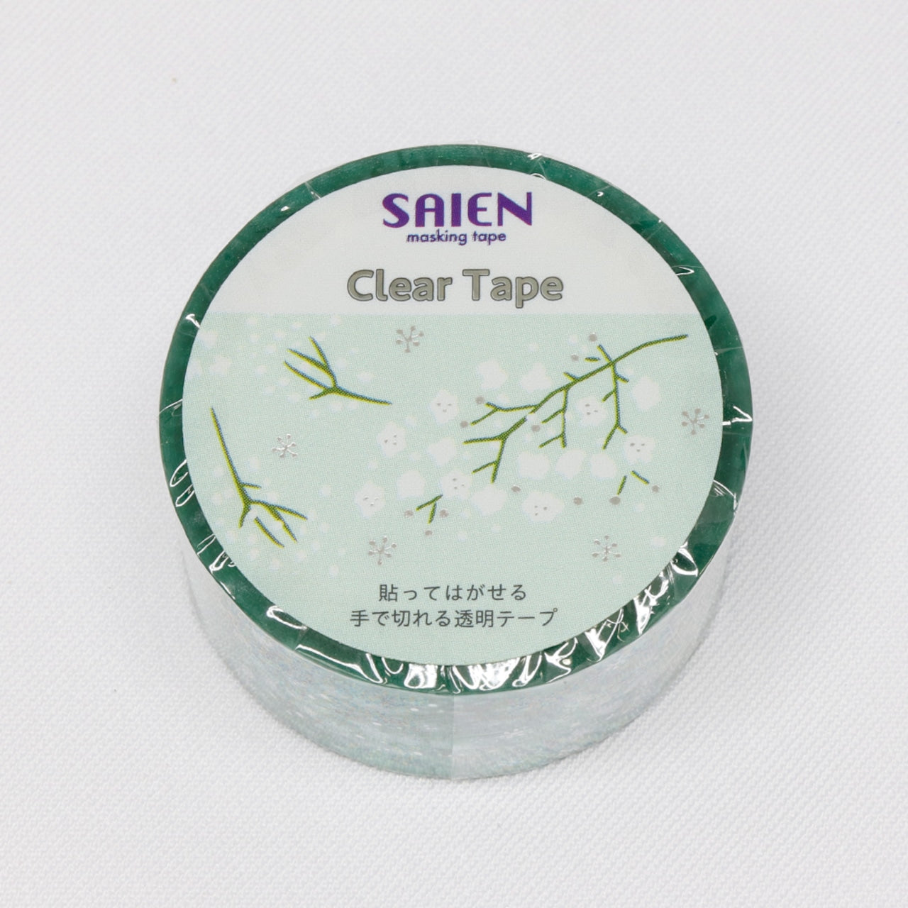SAIEN Foil-infused Clear Tape - Baby's Breath