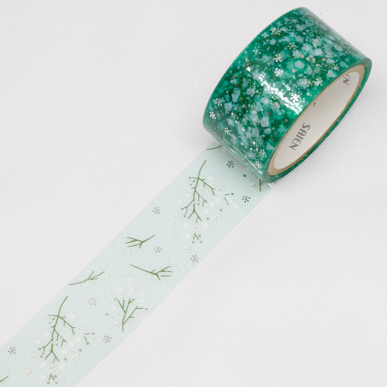 SAIEN Foil-infused Clear Tape - Baby's Breath
