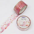 SAIEN Foil-infused Clear  Tape - Coral