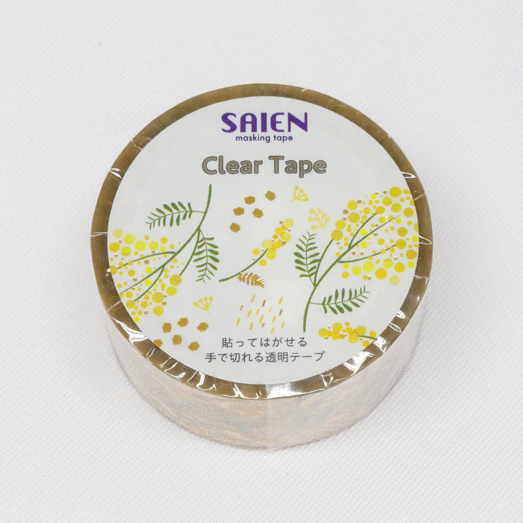 SAIEN Foil-infused Clear  Tape - Mimosa