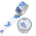 SAIEN Twinkle Clear Tape - Holographic Foil Blue Butterfly