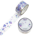 SAIEN Twinkle Clear Tape - Holographic Foil Candied Violet