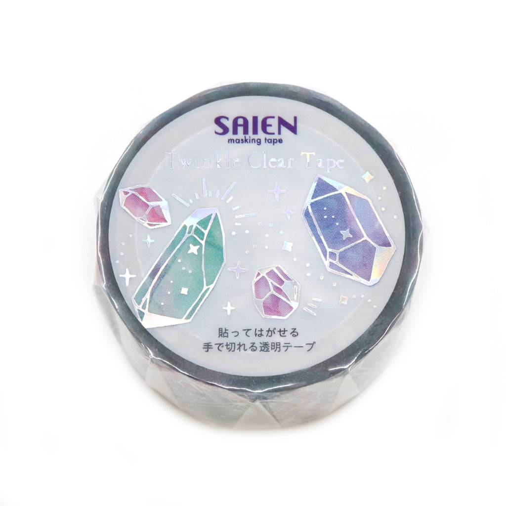 SAIEN Twinkle Clear Tape - Holographic Foil Crystal