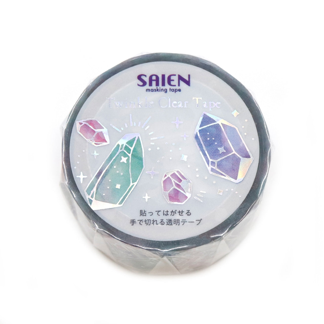 SAIEN Twinkle Clear Tape - Holographic Foil Crystal