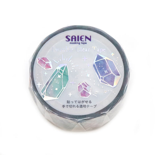 SAIEN Twinkle Clear Tape - Holographic Foil - Crystal