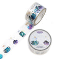 SAIEN Twinkle Clear Tape - Holographic Foil Starry Sky Bottle