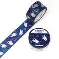 SAIEN Washi Tape - Gold and Silver Foil Space Travel