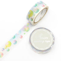 SAIEN Washi Tape - Silver Foil - Bubble Soap view 1