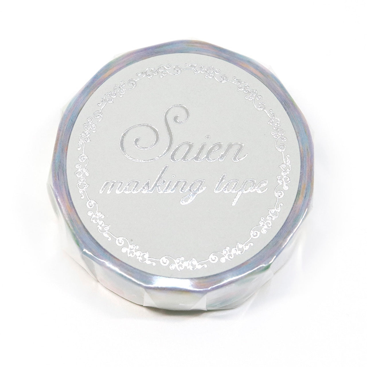 SAIEN Washi Tape - Silver Foil Bubble Soap