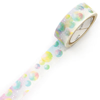 SAIEN Washi Tape - Silver Foil - Bubble Soap view 3