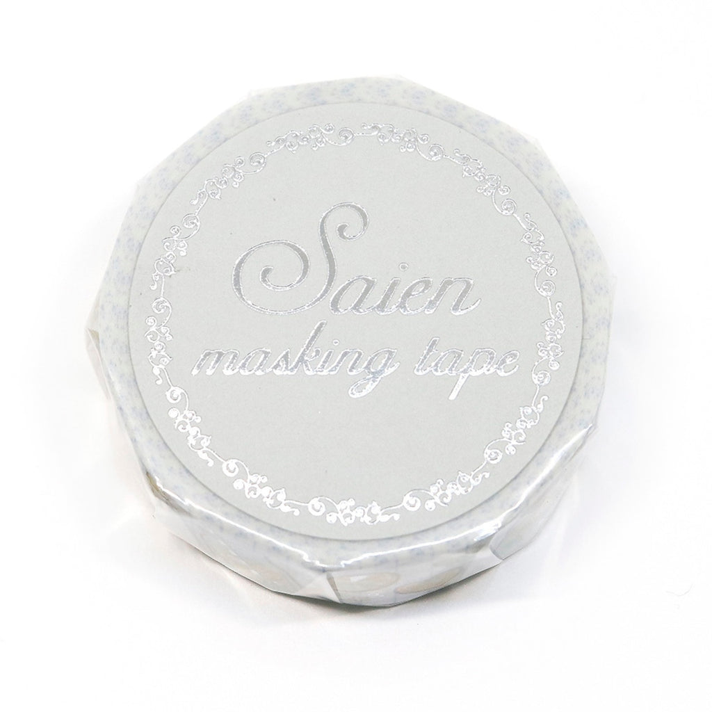 SAIEN Washi Tape - Silver Foil Lemonade