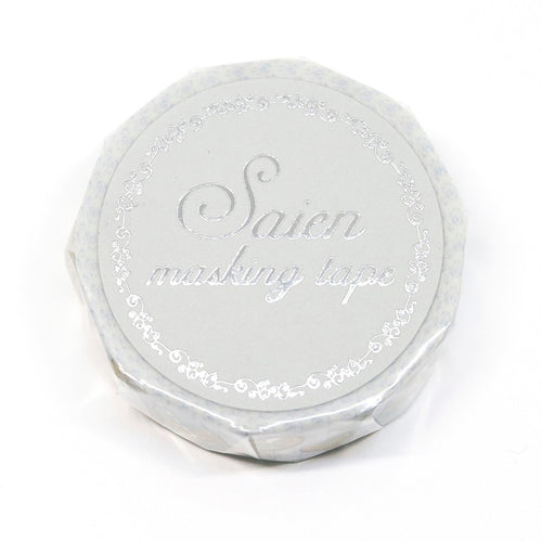 SAIEN Washi Tape - Silver Foil - Lemonade