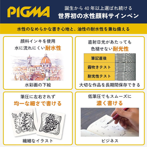 Sakura Pigma Micron Black 3 Pen Set