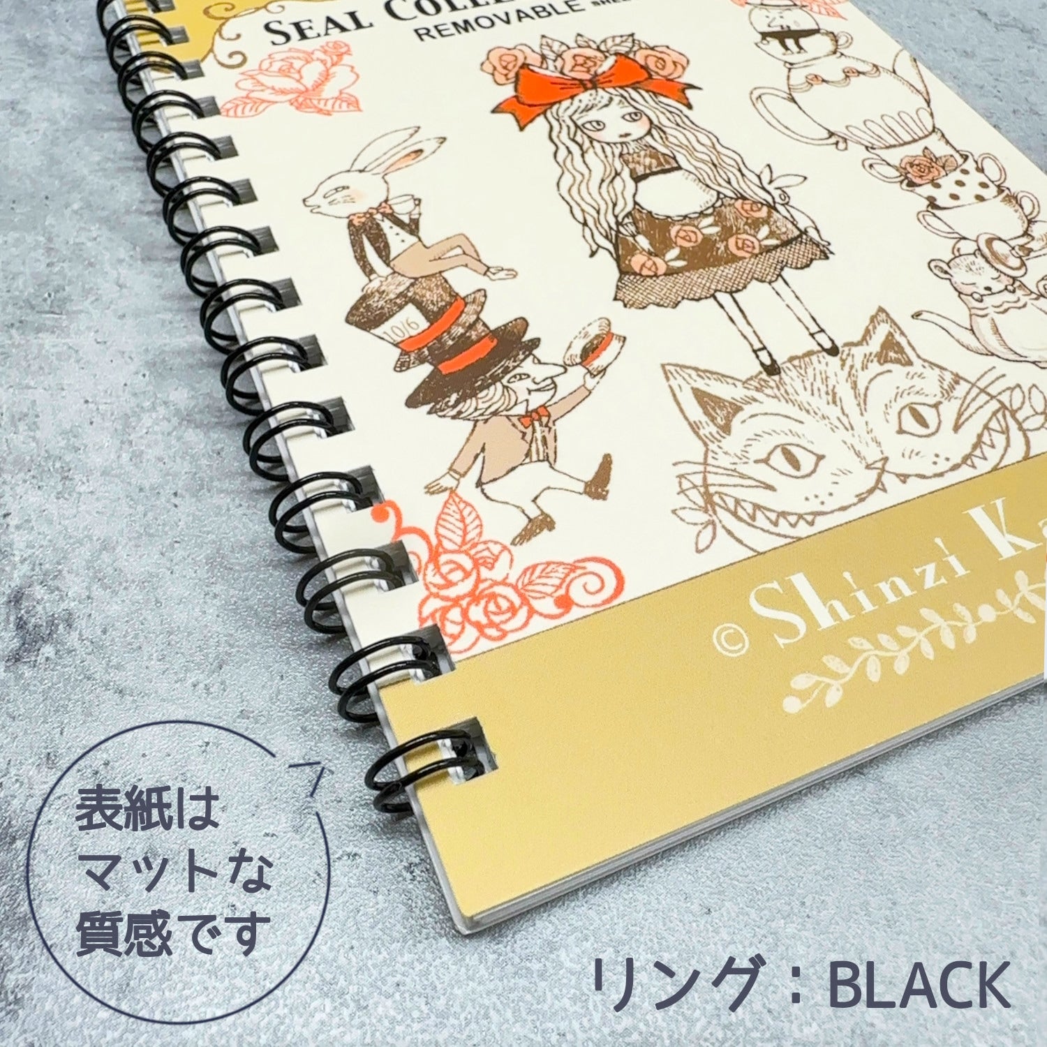 Seal-do Shinzi Katoh Sticker Collection Notebook - Alice