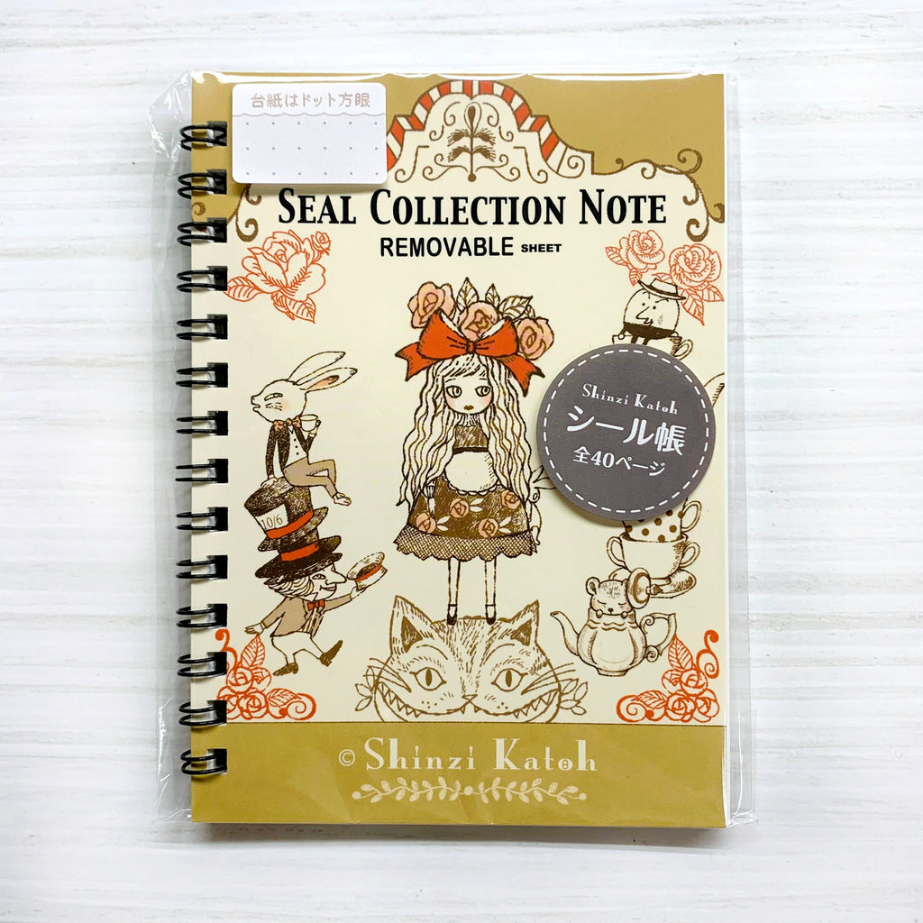 Seal-do Shinzi Katoh Sticker Collection Notebook - Alice