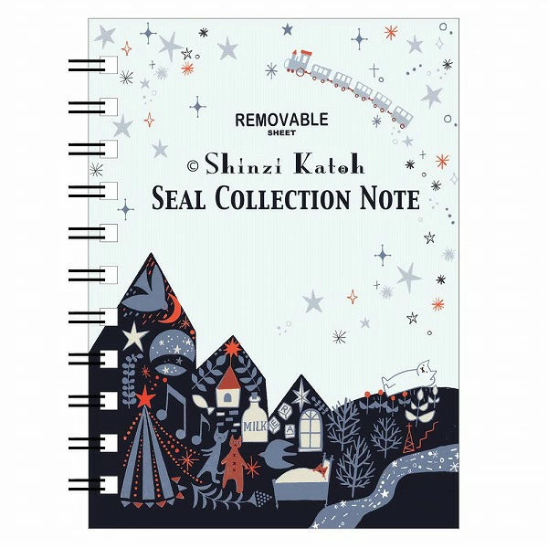 Seal-do Shinzi Katoh Sticker Collection Notebook - Galaxy Express