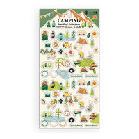 Seal-do Shinzi Katoh Sticker Sheet - Camping view 1
