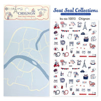 Seal-do Shinzi Katoh Sticker Sheet - Chignon view 3