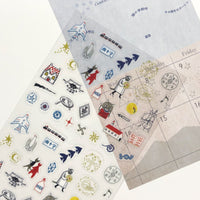 Seal-do Shinzi Katoh Sticker Sheet - Kenji Miyazawa's Lantern Museum view 2