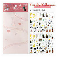 Seal-do Shinzi Katoh Sticker Sheet - Music view 3