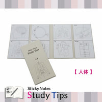 Shikisaisai Sticky Notes Study Tips - Human Body view 1