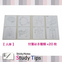 Shikisaisai Sticky Notes Study Tips - Human Body view 2