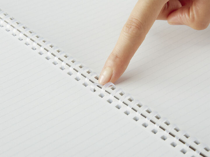 KOKUYO Soft Ring Notebook Clear - B5 (B Ruled, 80 Sheets)