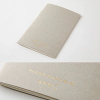 Midori Peelable Sticker Book Grey view 3