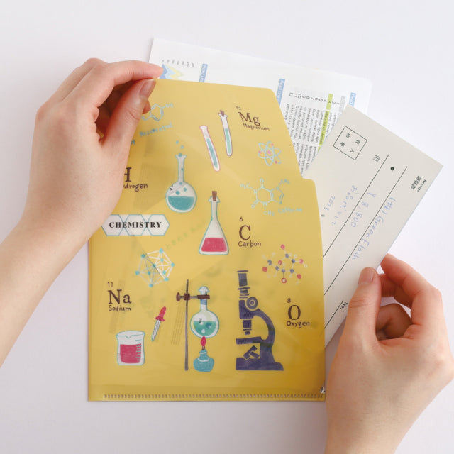 Study Holic A5 Pocket Clear File - Chemistry