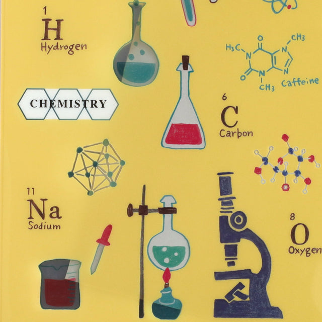 Study Holic A5 Pocket Clear File - Chemistry